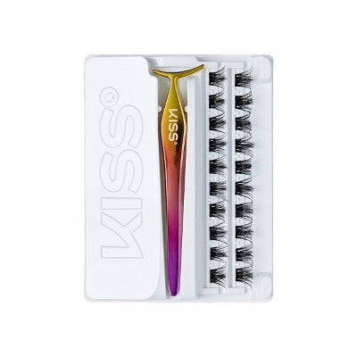 KISS Products imPRESS Press-On Self Adhesive Eyelashes Spiky 20 - New
