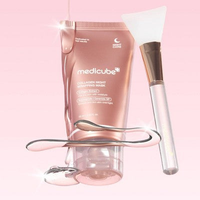 medicube Collagen Night Wrapping Face Mask Korean Skincare 2.53 fl oz - Imperfect Box