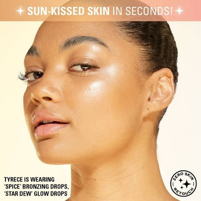 Makeup Revolution Bright Light Glow Highlighting Drops Golden Star Dew 0.77 fl oz - New