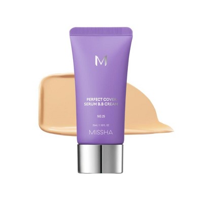 MISSHA M Perfect Cover Serum BB Cream #25 Warm Beige 1.18 fl oz - Imperfect Box