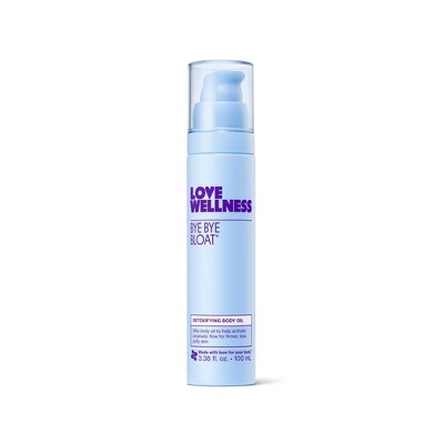 Love Wellness Bye Bye Bloat Detoxifying Body Oil 3.38 fl oz - New