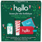 hello Holiday Home for the Holidays Toothpaste and Deodorant Travel Toiletry Bag Kit 5pc - New