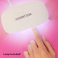 Dashing Diva Glaze Semi-Cured Gel Nail Polish Strips Starter Kit Lovely Pink 32ct - Imperfect Box
