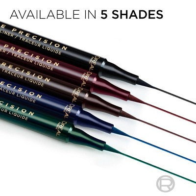 L'Oreal Paris Haute Precision Waterproof Felt Tip Liquid Eyeliner 30 Blue Suede 0.03 fl oz - Missing Box