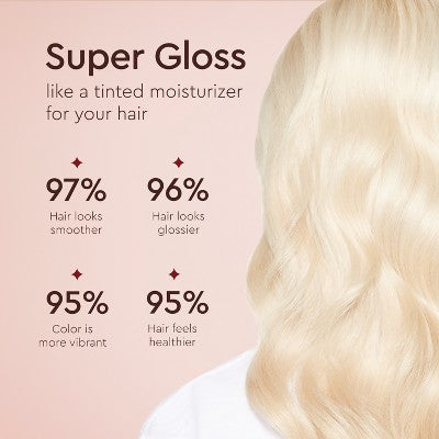 Glaze SuperGloss Color Conditioning Hair Gloss Transparent Sheer Glow for all hair types 6.4 fl oz - New