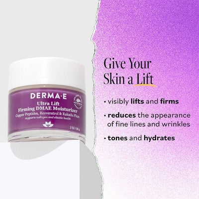 derma e Ultra Lift Firming DMAE Moisturizer 2 oz - New