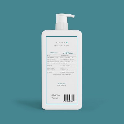 Native Body Wash Cashmere & Rain Sulfate Free with Pump 36 fl oz - New