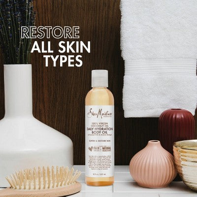 SheaMoisture Daily Hydration Coconut Body Oil 8 fl oz - New