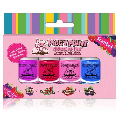 Piggy Paint Scented Nail Polish Set 4ct - Imperfect Box