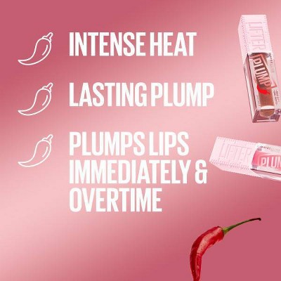 Maybelline Lifter Gloss Lifter Plump Lip Plumper Gloss with Maxi-Lip 008 Hot Honey 0.18 fl oz - New
