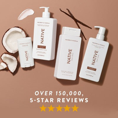 Native Solid Deodorant for Men Coconut & Vanilla 2.65oz - New