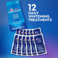 Crest 3D Whitestrips Vivid White Teeth Whitening Kit 12 Treatments - Imperfect Box