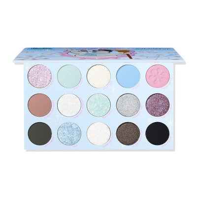 ColourPop Frosty 15 Pan Eyeshadow Palette Frosty the Snowman 0.37oz - Imperfect Box