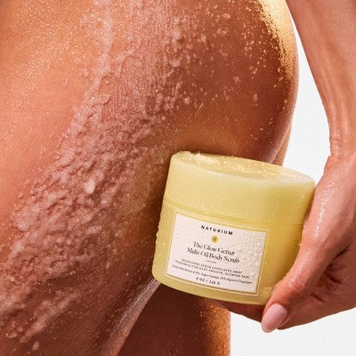 Naturium The Glow Getter Body Scrub 8oz - Imperfect Container