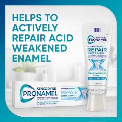 Sensodyne Pronamel Intensive Enamel Repair Whitening Artic Breeze 3.4oz/2pk - Imperfect Box