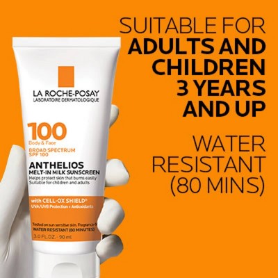 La Roche Posay Anthelios Melt in Milk Sunscreen Lotion SPF 100 3.0 fl oz - Imperfect Box