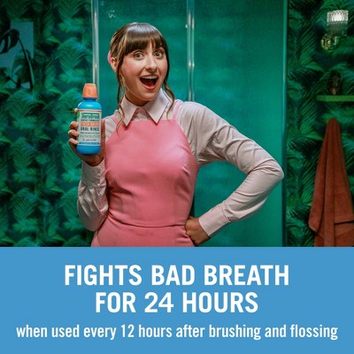 TheraBreath Fresh Breath Mouthwash Alcohol-Free Icy Mint 33.8 fl oz - New