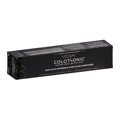 L'Oreal Paris Colorsonic Permanent Hair Color Cartridge Soft Black Natural 2 - Imperfect Box