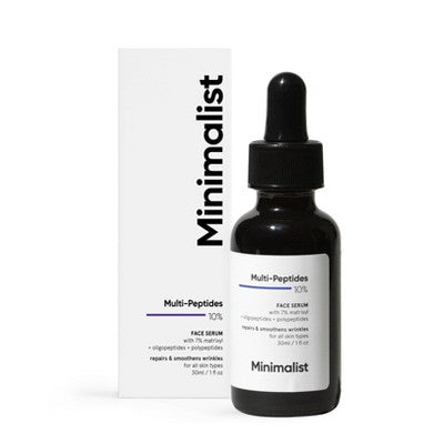 Minimalist Multi-Peptides 10% Face Serum 1 fl oz. - Imperfect Box
