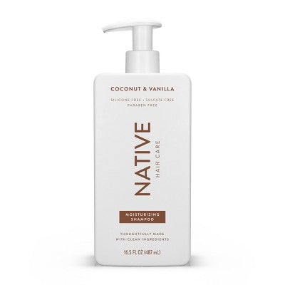Native Coconut & Vanilla Moisturizing Shampoo 16.5 fl oz - Imperfect Container