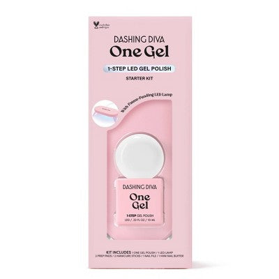 Dashing Diva One Gel Color Nail Polish Starter Kit Daikon 8ct - Imperfect Box