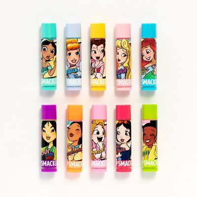 Lip Smacker Comic Princess Lip Balm Party Pack 10ct /1.4oz - New