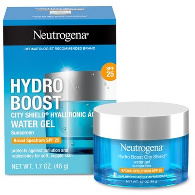 Neutrogena Hydro Boost City Shield Water Face Gel with SPF 25 1.7oz - Missing Box