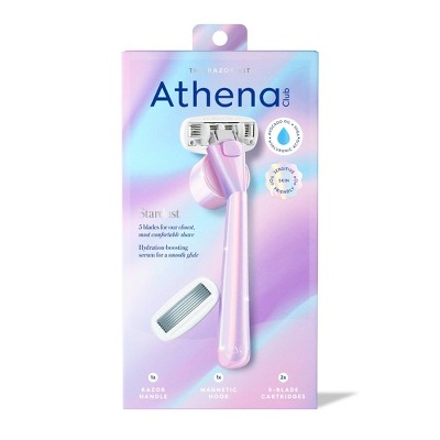 Athena Women's 5 Blade Reusable Razor Kit Stardust - Imperfect Box