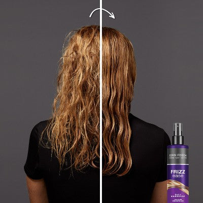 John Frieda Frizz Ease Daily Nourishment Leave-In Conditioner Spray for Frizz-Prone Hair 8 fl oz - Imperfect Container