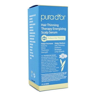 Pura d'or Hair Thinning Therapy Energizing Scalp Serum 4 fl oz - Imperfect Box