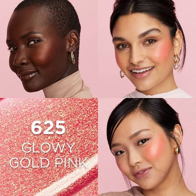 L'Oreal Paris True Match Lumi Le Liquid Blush for Cheeks Glowy Gold Pink 0.33 fl oz - Imperfect Container