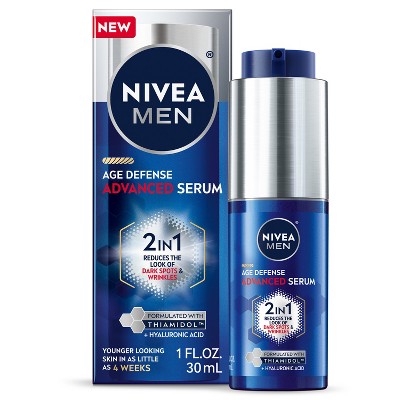 NIVEA Men Age Defense Advanced Face Serum 1.0 fl oz - Imperfect Box