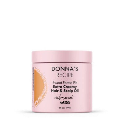 Donna's Recipe Sweet Potato Pie Hair; Scalp Oil 6 fl oz - New