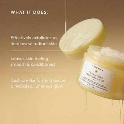 Naturium The Glow Getter Body Scrub 8oz - Imperfect Container