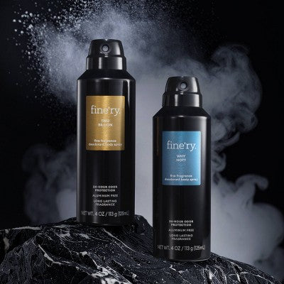 fine'ry. Men's Deodorant Spray Why Not? 4oz - Imperfect Container