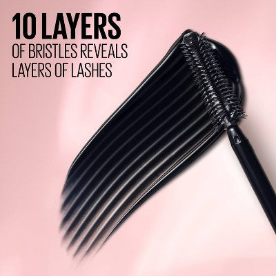 Maybelline Lash Sensational Lengthening Waterproof Mascara Very Black 0.32 fl oz - New