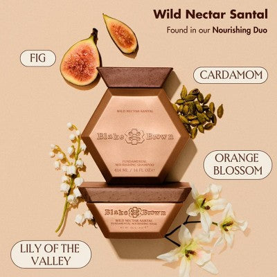 Blake Brown Fundamental Nourishing Mask Wild Nectar Santal Woody Floral Fragrance 8 oz - Imperfect Container