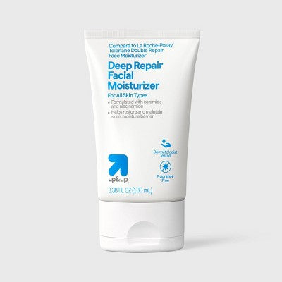 Double Repair Face Moisturizer with Ceramide and Niacinamide up&up 3.38 fl oz - Imperfect Container