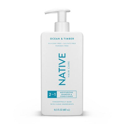 Native Ocean Timber Moisturizing 2-in-1 for Men & Women 16.5 fl oz - New