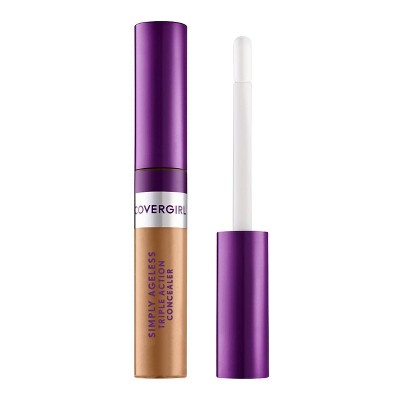 COVERGIRL Simply Ageless Under-Eye Filler & Brightener Concealer 370 Toasted Almond 0.24 fl oz - Imperfect Box