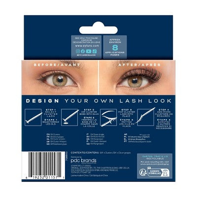 Eylure Volume & Curl Clusters False Eyelashes 84ct - Imperfect Box