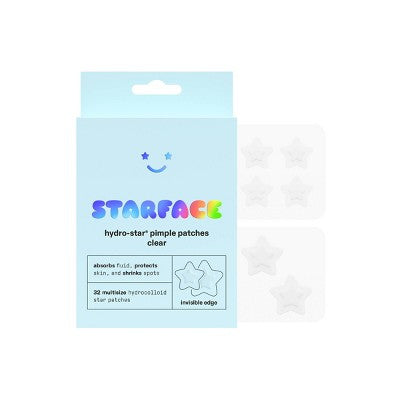 Starface Hydro-Stars Clear Facial Pimple Patch Refill 32ct - Imperfect Box