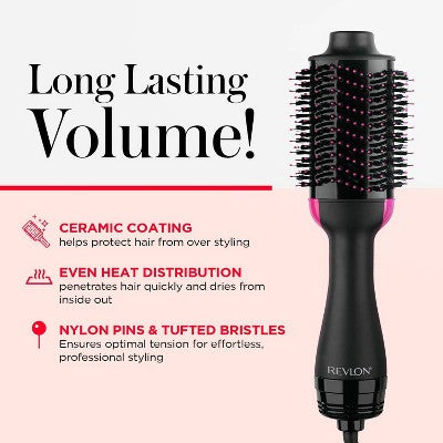 Revlon One-Step Volumizer Original Blow Dry Brush Blue - Imperfect Box