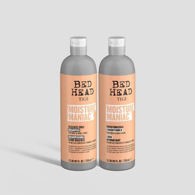 TIGI Bed Head Moisture Maniac Moisturizing Hair Care Collection 25.36 fl oz/2ct - Imperfect Box
