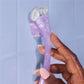 Billie Women's Sparkle Razor Kit 1 Handle + Magnetic Holder + 2 Blade Refills - New
