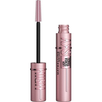 Maybelline Lash Sensational Sky High Mascara Washable Blackest Blk 0.24 fl oz - Imperfect Box