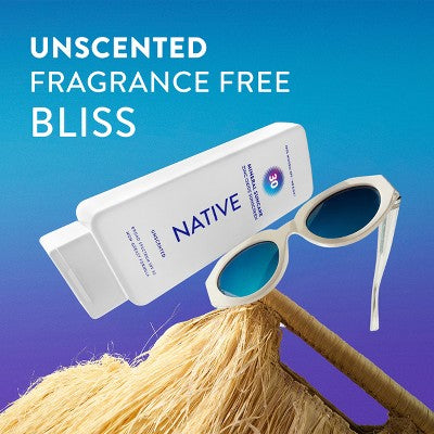 Native Mineral Sunscreen with Zinc Oxide Unscented SPF 30 7oz - Imperfect Container