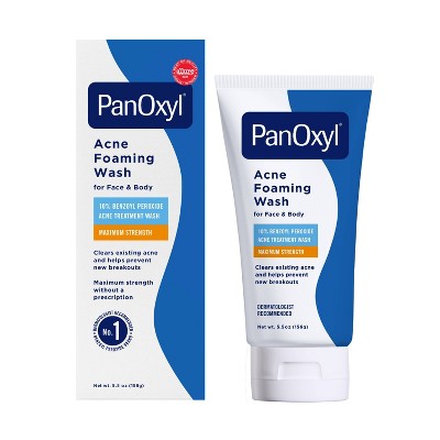 PanOxyl 10% Benzoyl Peroxide Acne Foaming Wash 5.5oz - Imperfect Box