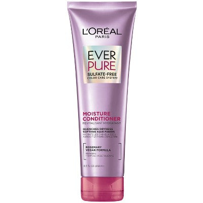 L'Oreal Paris EverPure Moisture Rosemary Oil Conditioner for Dry Hair 8.5 fl oz - New
