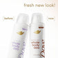 Dove Beauty Whole Body Deodorant Spray Coconut Vanilla 4oz - Imperfect Container